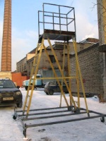 Вышка тура диэлектрическая стеклопластиковая с ограждением ССВ-В (Россия) Вышка тура диэлектрическая стеклопластиковая с ограждением ССВ-В (Россия)