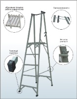 Подмости-стремянки стеклопластиковые изолирующие Подмости-стремянки стеклопластиковые изолирующие